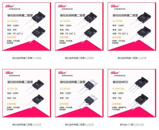 薩科微slkor產品碳化硅二極管系列