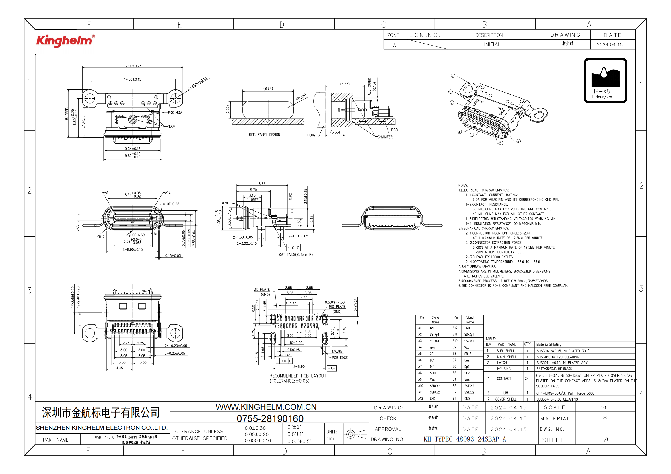 C42396839_USB連接器_KH-TYPEC-48093-24SBAP-A_規(guī)格書_KH-TYPEC-48093-24SBAP-A_00.png